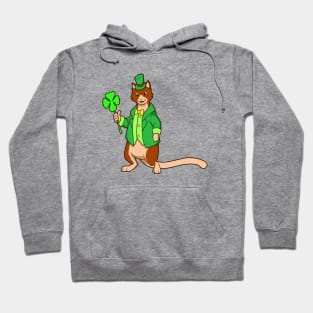 Tree Kangaroo Leprechaun - St Patricks Kangaroo Hoodie